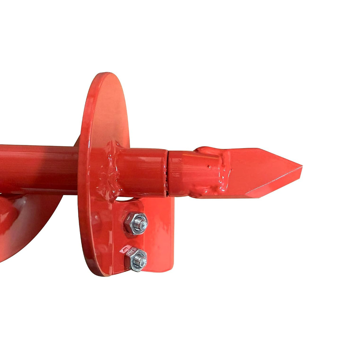 Double Spiral Earth Auger Bit 4” x 36”, Post Hole Digger with 7/8" Drive Drill