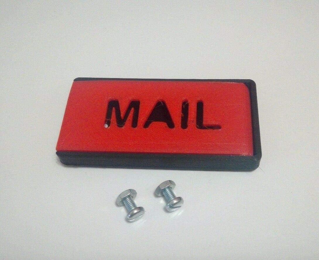 Mailbox Flag, Front Mount, Great on Brick/Stone Mailbox, Stylish Replacement