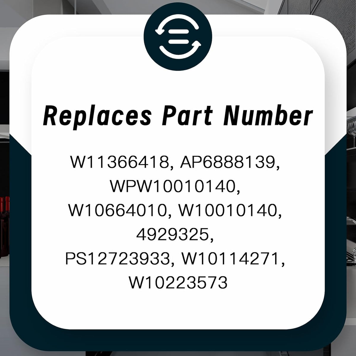W11366418 Dishwasher Screw Replacement for Whirlpool, Kenmore, KitchenAid, Maytag - Replaces EA221008, AP6888139, WPW10010140, W10664010, W10010140