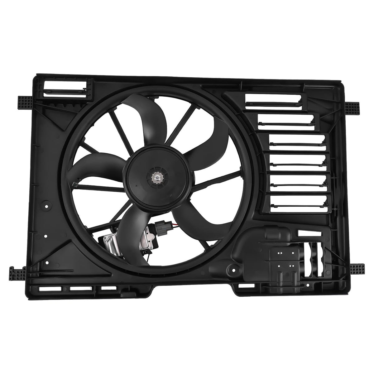 maXpeedingrods Radiator Cooling Fan with Shroud Assembly for Ford Escape 2013-2016 Transit Connect 2014-2022, CV6Z8C607Q CV6Z8C607A FO3115195