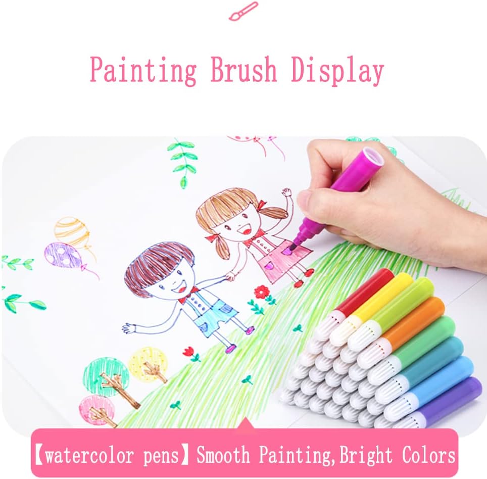 208 PCS Art Supplies, Drawing Art Kit for Kids Adults Art Set with Double Sided Trifold Easel, Oil Pastels, Crayons
