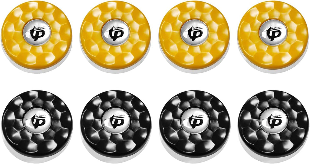 (Dia.58mm)2-1/4'' Shuffleboard Pucks, Matt surface Set of 8 Orange/Black