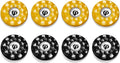 (Dia.58mm)2-1/4'' Shuffleboard Pucks, Matt surface Set of 8 Orange/Black