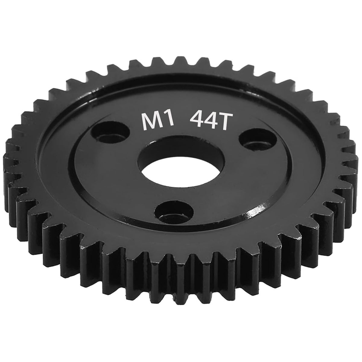 M1 Spur Gear 1.0 Metric Pitch 44-Tooth, 30T 32T 34T 36T 38T 40T 42T 44T 46T 48T 50T 52T Spur Gear Mod 1 for TRAXXAS Slayer Pro 4X4 Revo 3.3 ARRMA HPI HOBAO LOSI, Hardened Steel Upgrade Part Gear (44T)