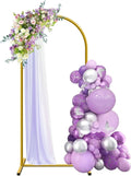 Metal Arch Backdrop Stand, Gold, 6ft
