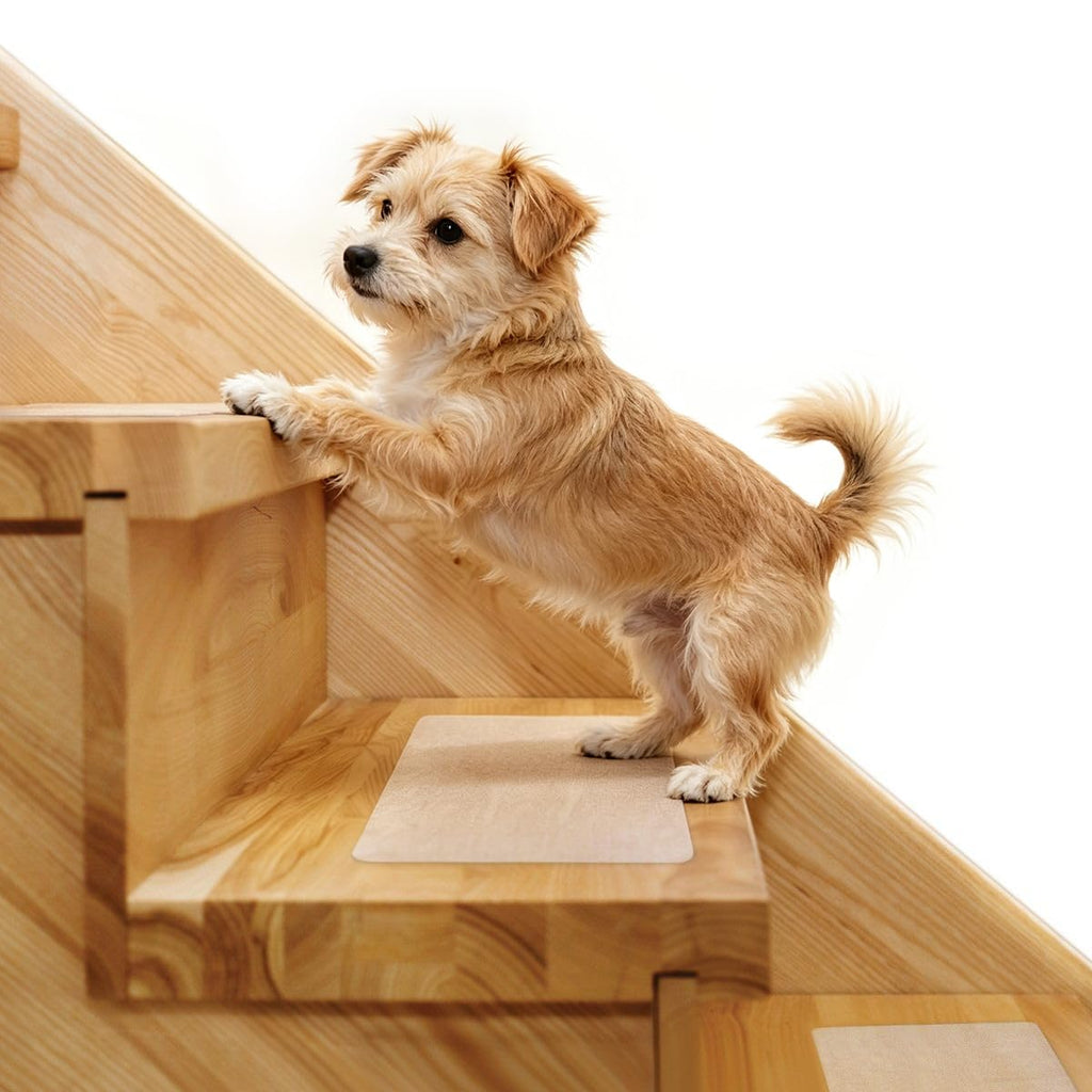 Non Slip Stair Treads 24"x4", Clear Anti Slip Strips for Wooden Steps Indoor, Transparent and Waterproof Grip Tape