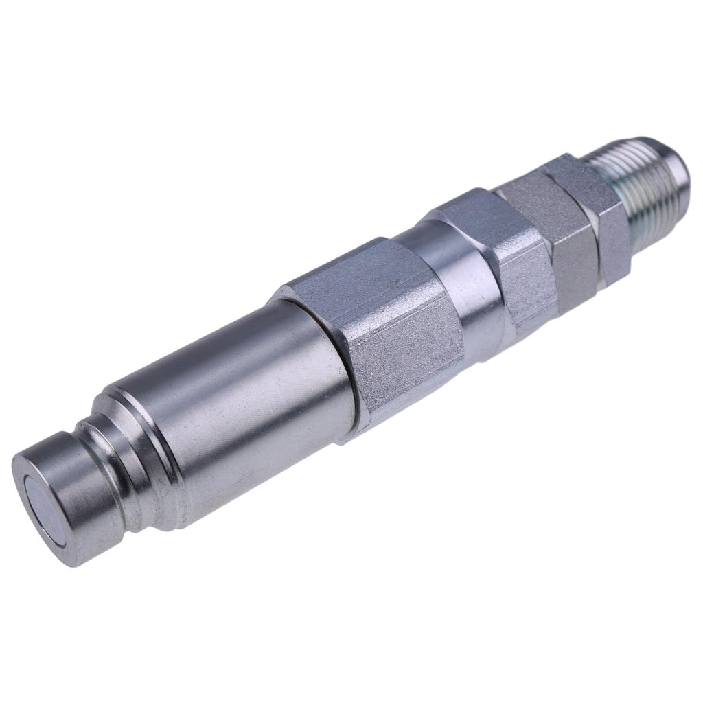 RONGPAS Male Flat Face Hydraulic Coupler 7246779 compatible with Bobcat A220 E25 E26 E27 E32 E34 E35 E37 E42 E45 E50 E55 763 773 863 864 873 883 T190 T200