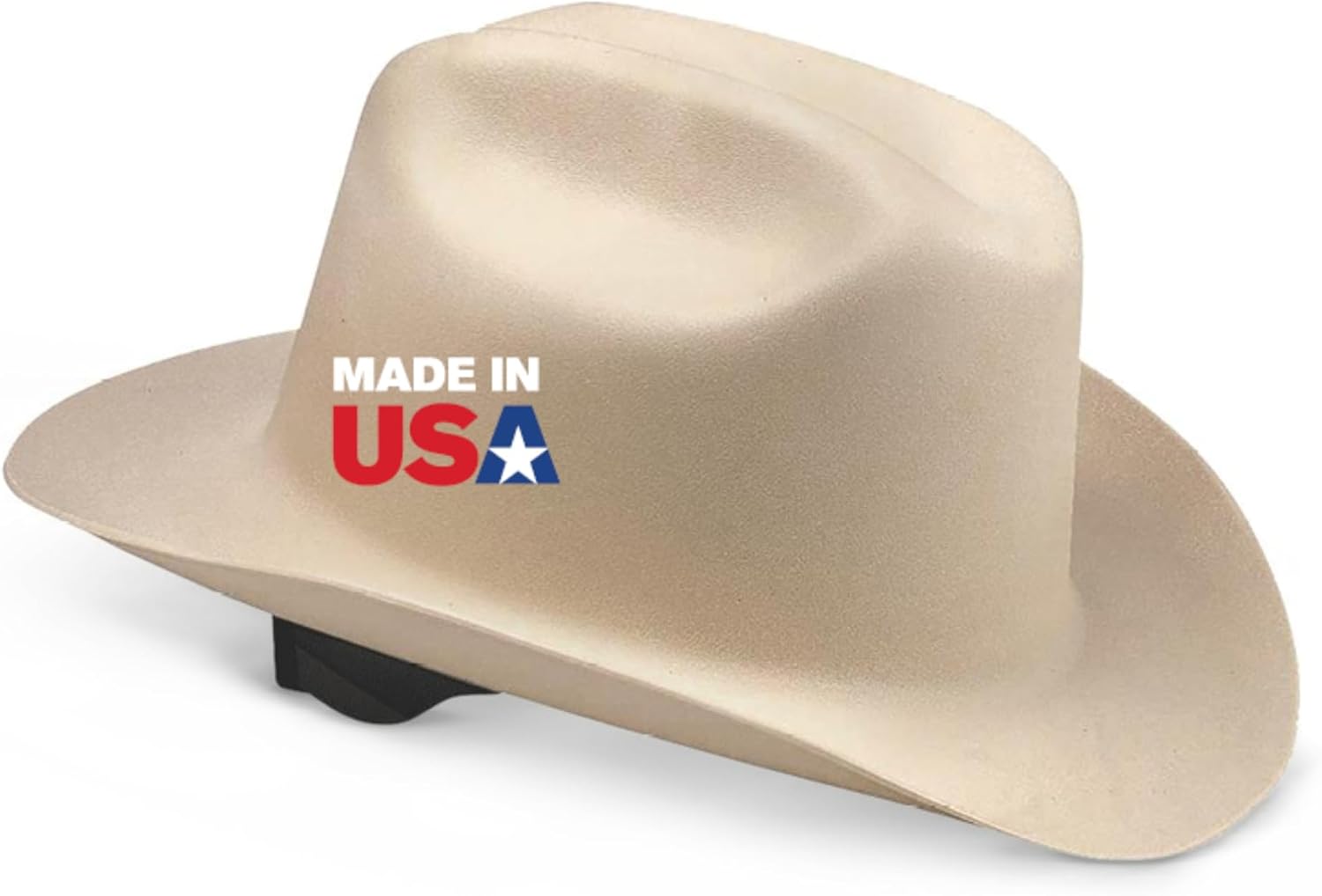 Full Brim Cowboy Hard Hat, ANSI Z89.1 Type 1 & OSHA | Cowboy-style Safety Helmet with Extra-Wide Sun Shade Brim &