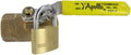 Locking Handle Brass Ball Valve Apollo 1-Inch