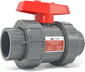 TTFLEX 1-1/2" PVC Ball Valve for Pool, True Union Ball Valve, Slip Socket
