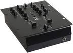 M2 2-Channel Scratch DJ Mixer | Rack-Mountable Scratch Mixer, 3-Band EQ, Mic Input, Replacable Slope-Adjustable