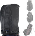 Golf Bag Cover rain Cover/Hood Nylon Waterproof dust Cover Fits Most Golf cart Bags Easy to use Collapsible and