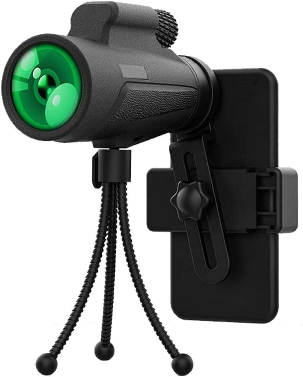 Portable Binoculars High Power 10x42 Monocular Telescope Compact with BAK4 Prism Lens Monocular with Smartphone