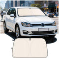 59"×31" 2026 Upgraded Car Windshield Sun Shade Foldable,Thickened Car Sun Shade Windshield with Storage Bag,Universal