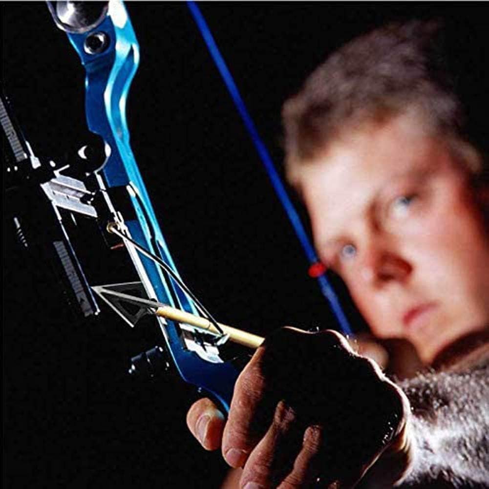 Fixed Blade Broadheads 100 Grain, 6 Pack Hunting Arrowheads | 420 Stainless Steel 3 Razor Blades, Spin Tested, Fit