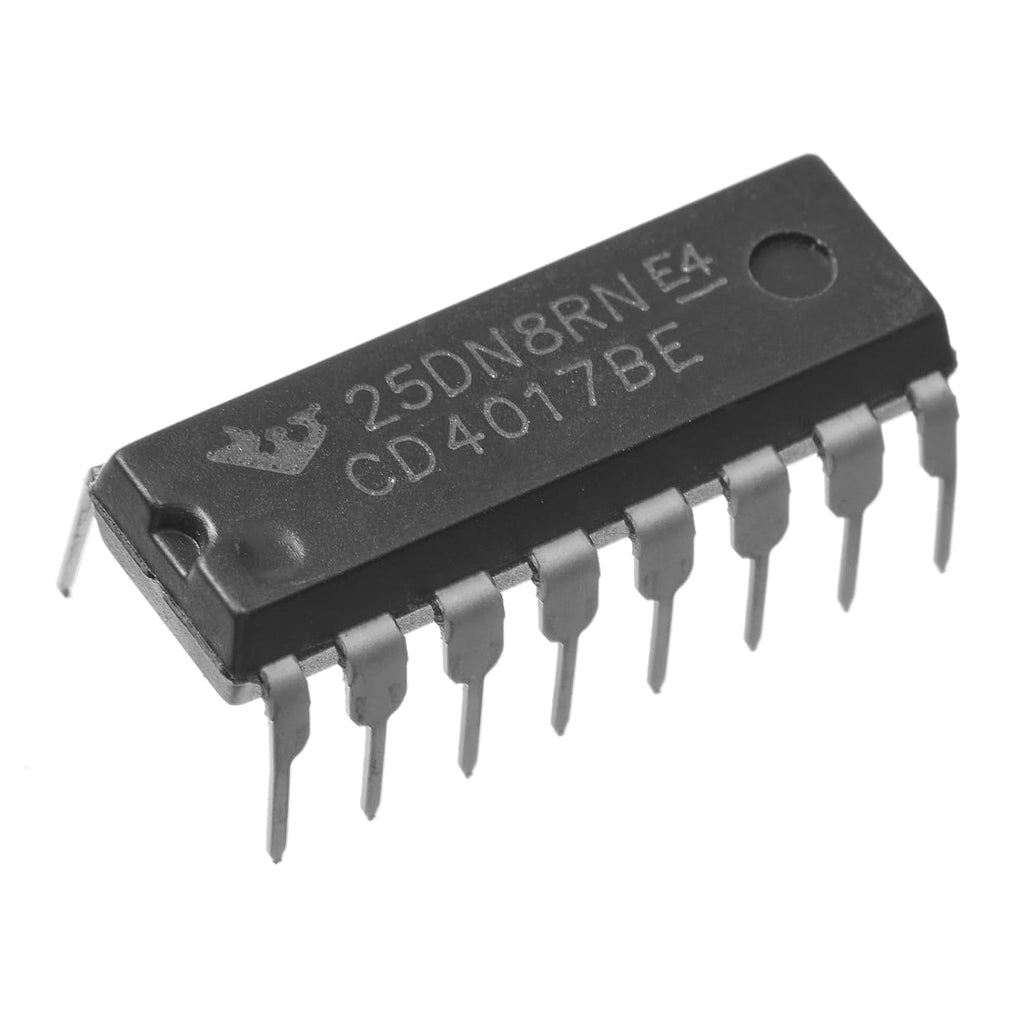 10pcs CD4017BE CMOS 10 Decoded Output Counter Divider,DIP-16.