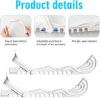 Ice Skate Guards, 2 Pack, Hockey Shoes Ice Skates Blade Covers, Adjustable Figure Skate Protector Accessories