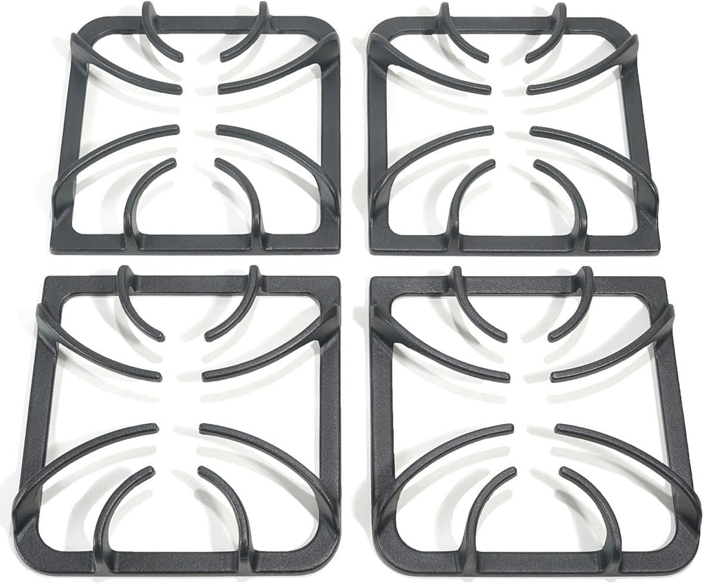 316202405 Gas Stove Burner Grates Replacement for Frigidaire Cast Iron4 Pcs