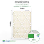 20x30x1 Air Filter 4 Pack, MERV 11 Dust & Pet Dander Defense