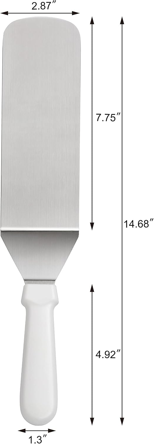 Flexible Grill Turner/Spatula, 14.5-Inch, White