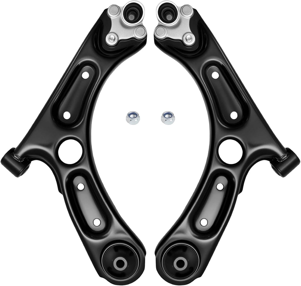 AUQDD 2Pc Suspension Front Lower Control Arm and Ball Joint Assembly Fit For 2017-2020 Hy-undai Elantra, 18-23 Kona /19-24 K-ia Forte Forte5 (Replace # K623782 K623783 54500F2000 54501F2000)