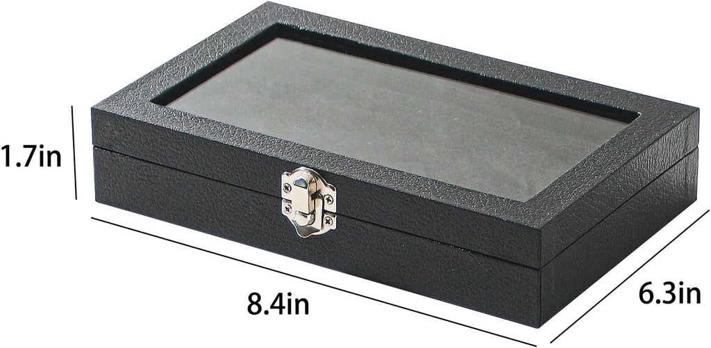 Ring Organizer Box for Jewelry,Rings Cufflinks Storage Case,Small Jewelry Box for Travel, Pretty Gifts for