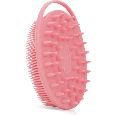 Upgrade 2 in 1 Bath and Shampoo Body Brush, Silicone Exfoliating Body Scrubber for Use in Shower, Premium Silicone
