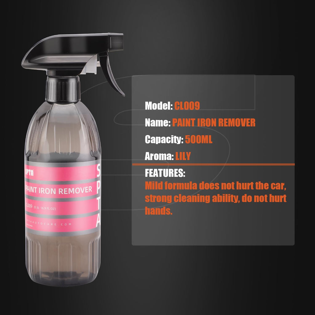 Paint Iron Remover,16oz Iron Out Fallout & Stop Rust Remover Spray for Car Detailing Removes Iron Particles in Auto