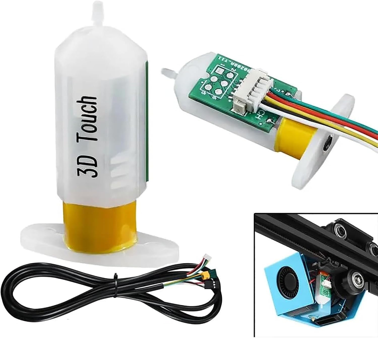 3D Touch Auto Leveling Sensor for 3D Printers – Automatic Bed Leveling, Z-Height Adjustment, Easy Install‌