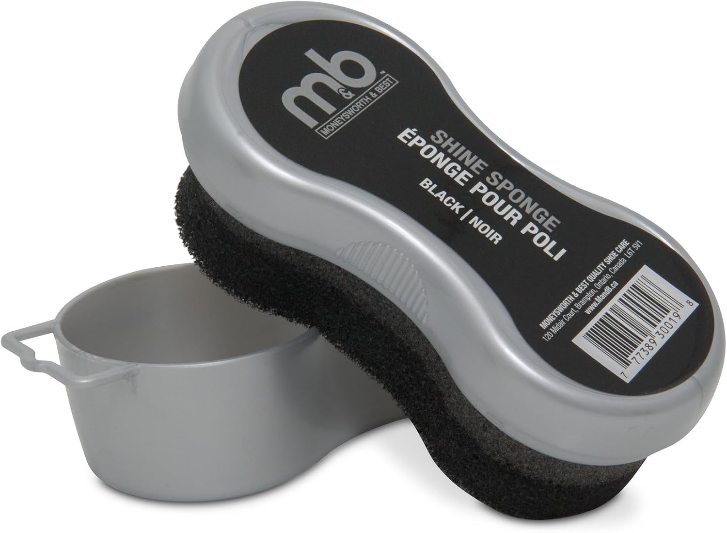M&B Shine Sponge, Shoe Polish for Leather Footwear, Shoe Shine Sponge, Shoe Accessories, Black
