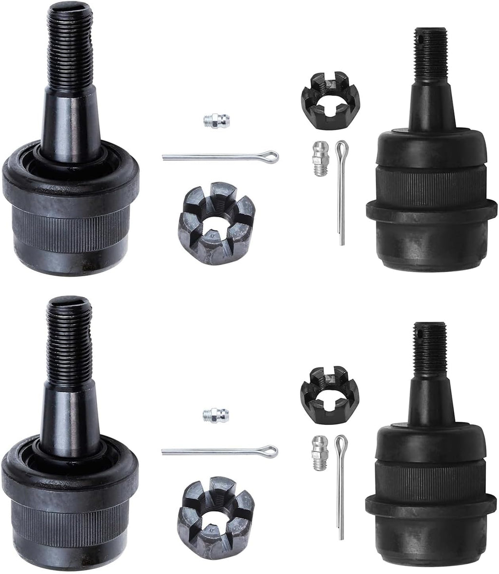 Detroit Axle - 4pc Front Ball Joints for 2007-2017 1999-2004 Grand Cherokee
