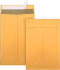 6x9 Envelopes, 250 Pack Security Catalog Envelopes Self Seal, Small Brown Envelopes for Mailing, Organize, Storage