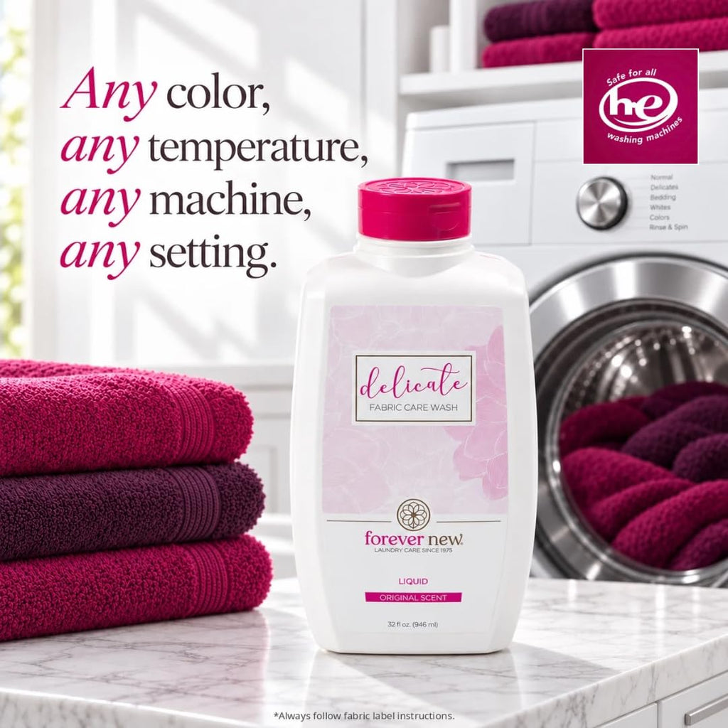 Liquid Laundry Detergent for Delicates, Original Scent, 32 Oz