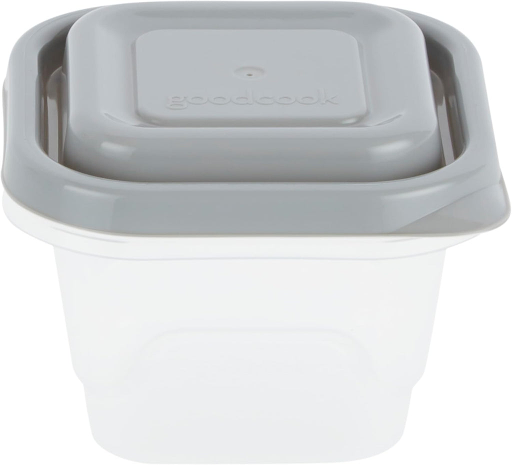 EveryWare 40-Piece Food Storage Container Set, BPA-Free Plastic, Click and Fresh Lids, Assorted Sizes with Integrated