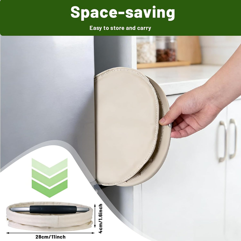17L Foldable Cleaning Caddy with Handle - Portable Oxford Fabric Storage Bucket, Organiser for Cleaning Supplies