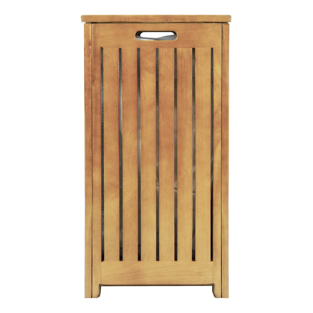 Spa-Style Bamboo Laundry Hamper