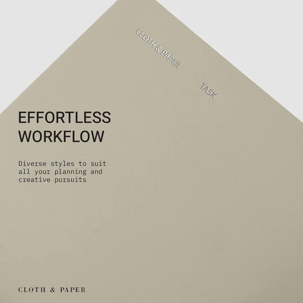 Travel Notebook | Task Planner – Ristretto | A5 Slim To-Do List Planner Notebook 4.3" x 8.3" | Productivity Planner