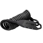 Q5-COCON Bike Lock Cable, 6 ft, Shape-Memory Cable, Black
