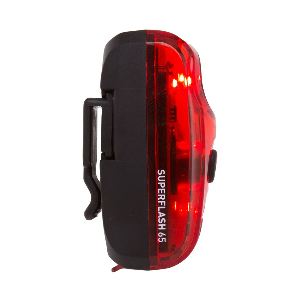 Superflash 65 Bike Tail Light,Red/black