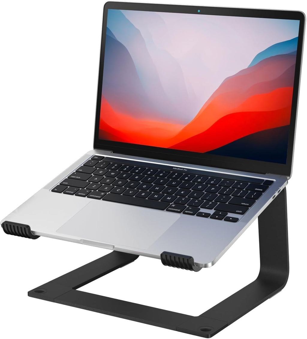Laptop Stand for Desk Portable Computer Riser Metal Notebook Holder Printer Stand Office Desk Accessories Compatible