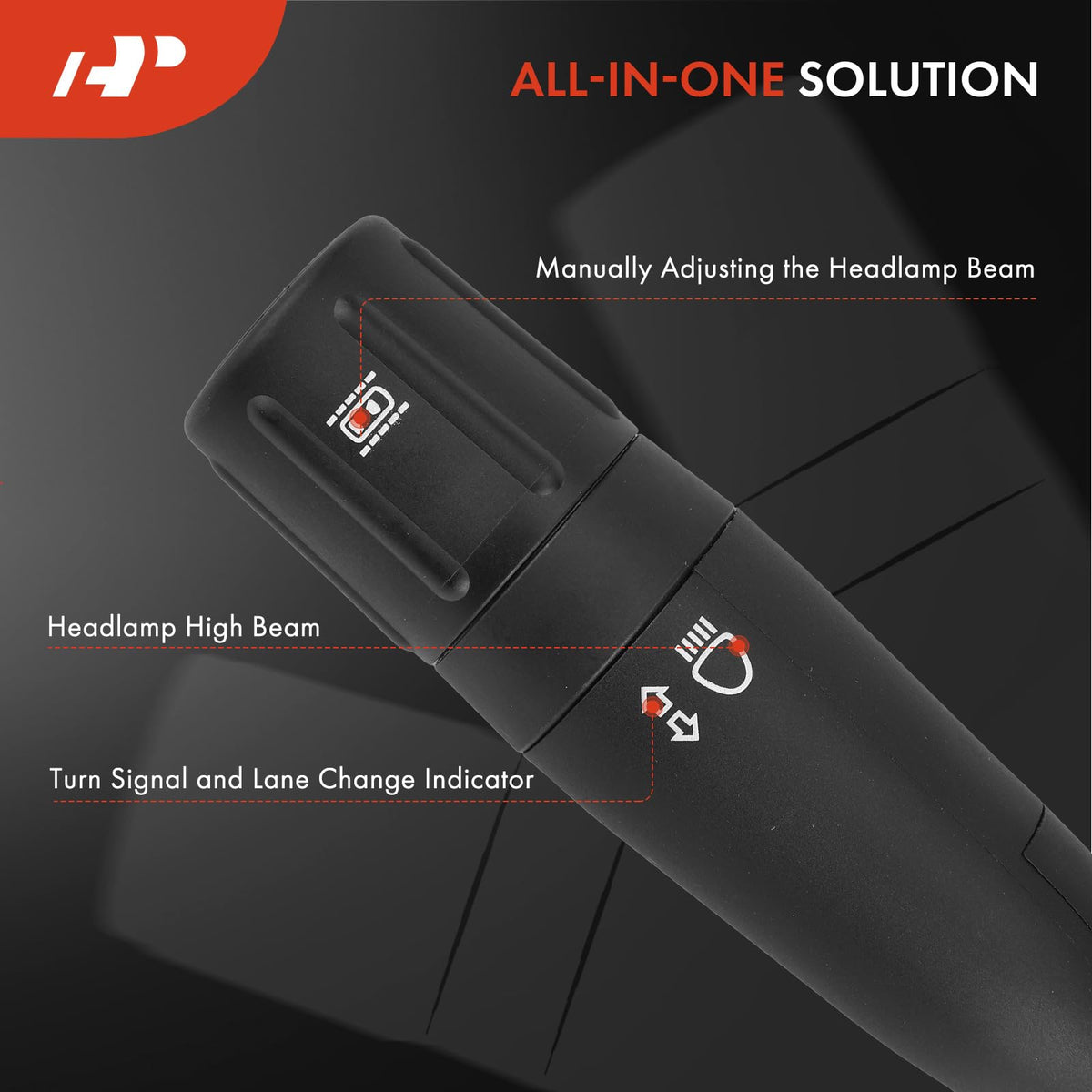 A-Premium Turn Signal Switch, Headlight Dimmer Compatible with Ford