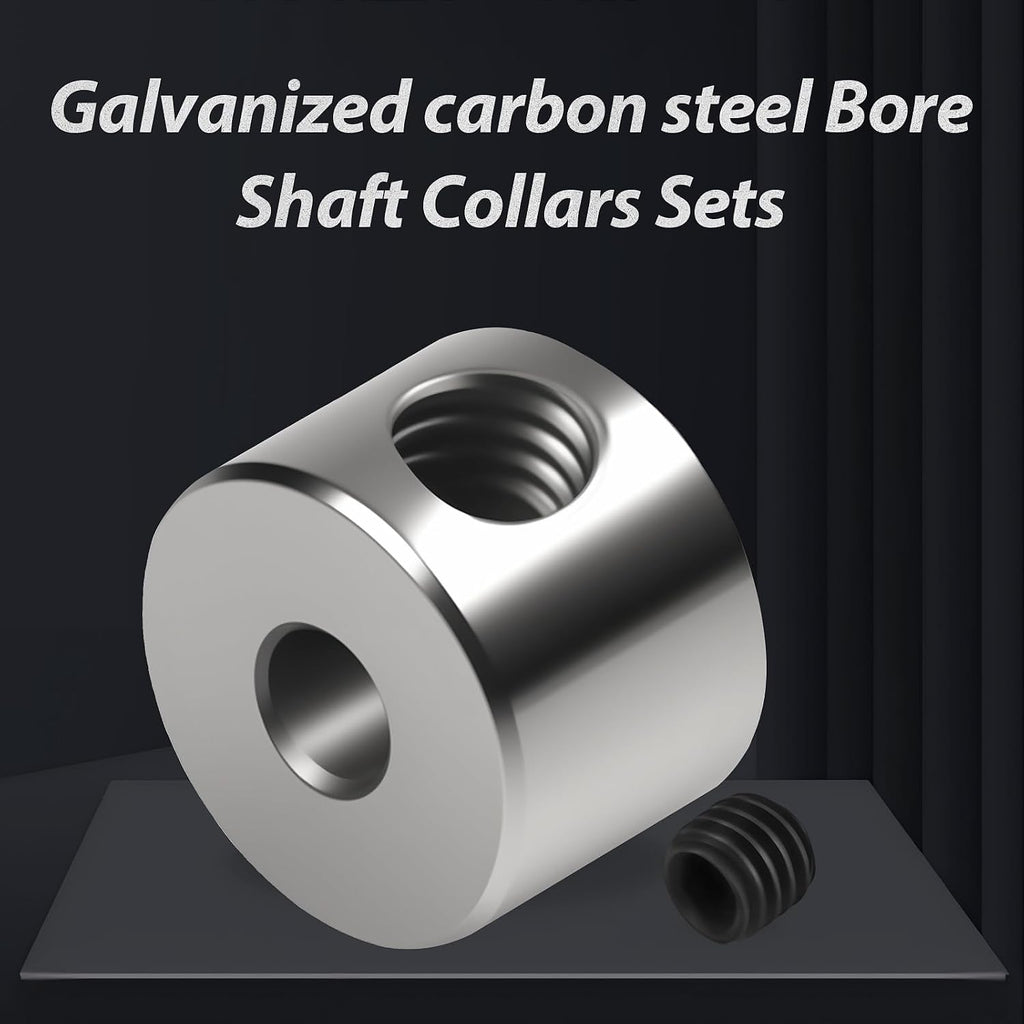 12pcs Set Screw Collars 2.05mm Bore Shaft Collars Screw Style