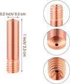 Honoson 30 Pack Mig Welding Contact Tips. 035" 11‑35 000068 for Mig Guns