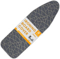 Ironing Board Cover and Pad Standard Size 15x54 inch Extra Heavy Duty Thick Padding, Heat Reflective, Non Stick