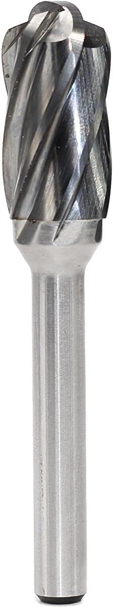 5pcs 1/4"(6.35mm) Shank Carbide Burrs for Aluminum
