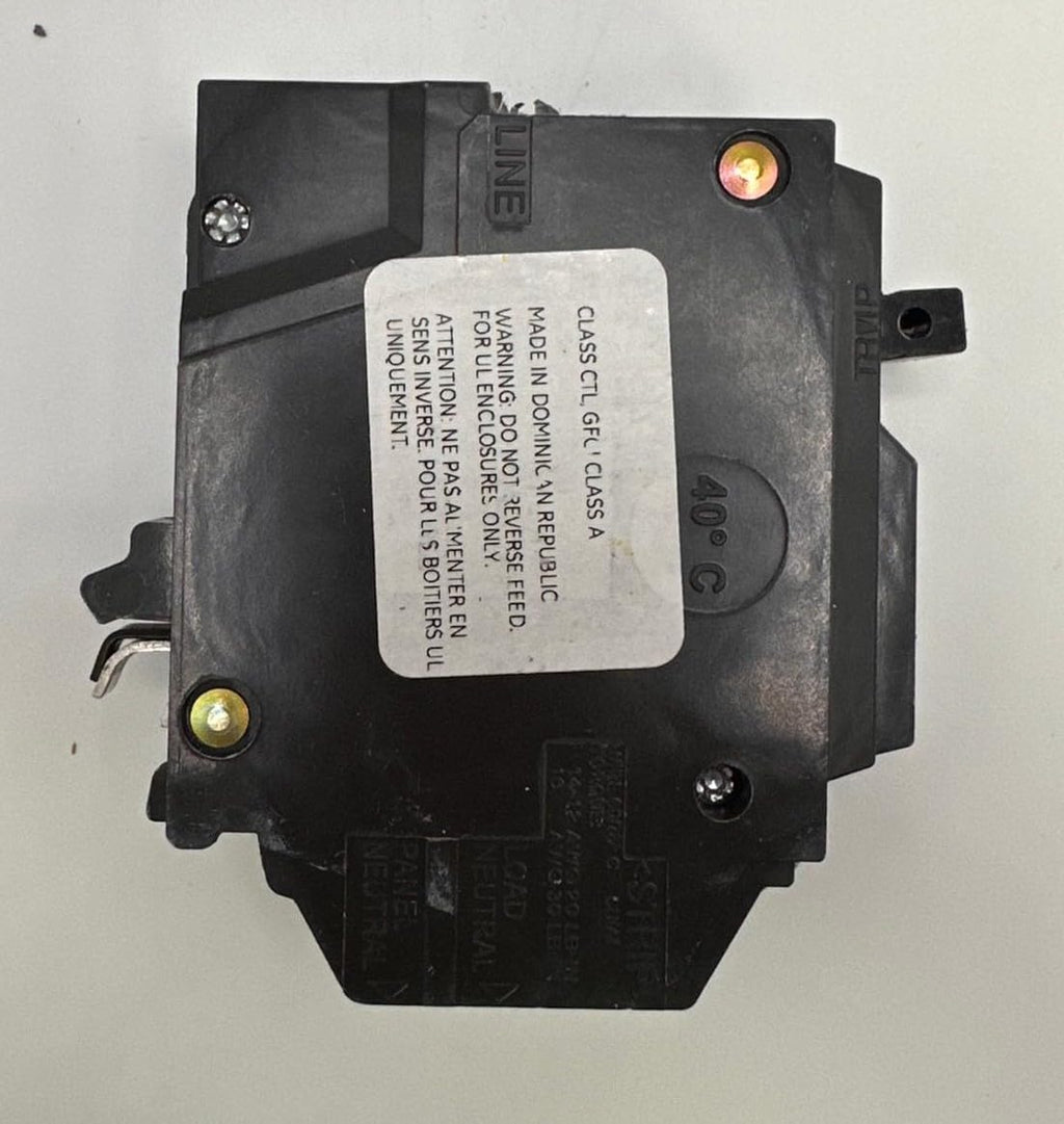 THQL1120PDF Single-Pole Dual Function Plug-on Afci/Gfci Circuit Breaker, 120 Vac, 20 Amp, 10 Kaic
