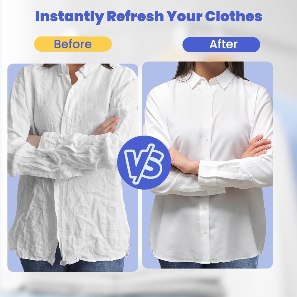 Steamer for Clothes 700W, Fast Heat-up in 40S Clothes Steamer | 120ML Water Tank, 25g/min Strong Penetrating Steam