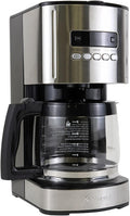 Kenmore Drip Coffee Maker - Programmable Cafe Machine With Glass Pot, Regular & Bold Brew, Auto Shut Off Large Water