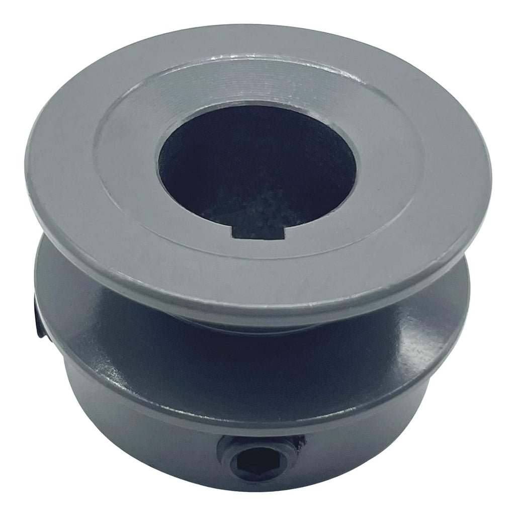 AK17-3/4 v Belt Pulley, 1.75 inch OD, 3/4 Inner Bore, cast Iron Material, AK Single Groove Motor Pulley for “A” or "4L" or "3L" Belts