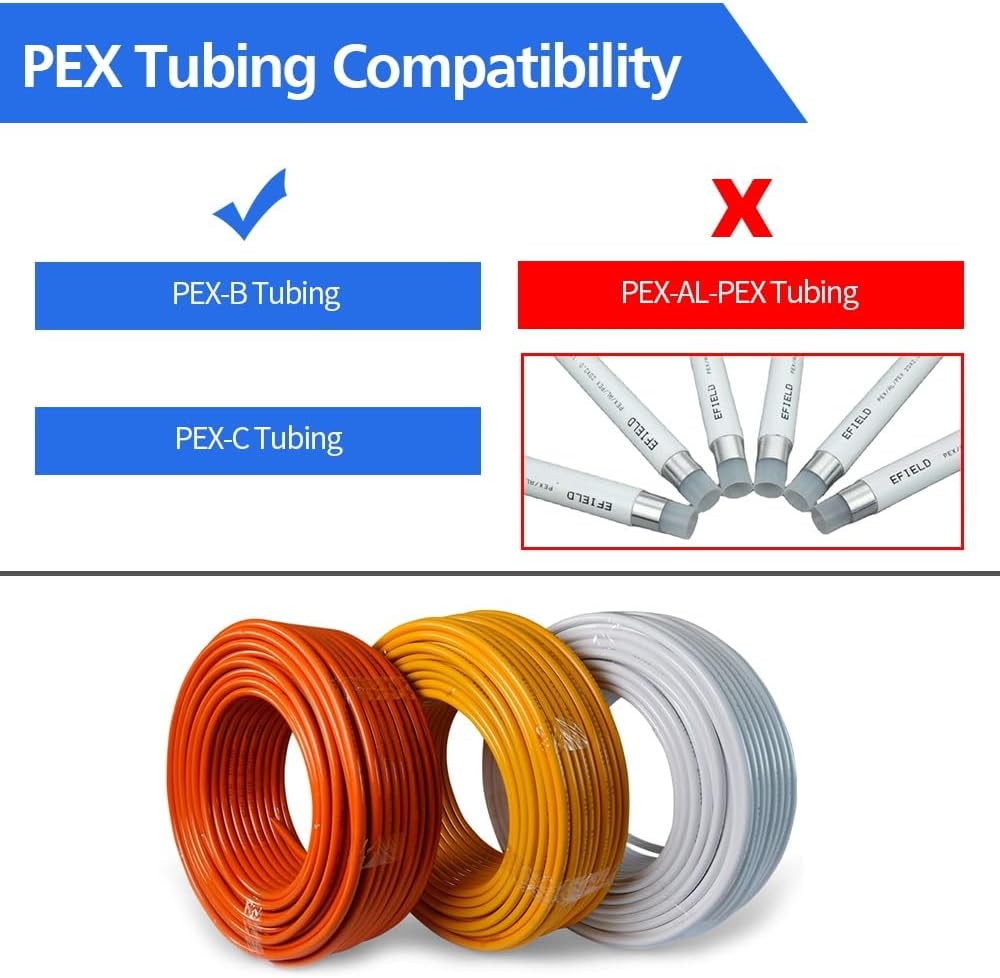 20pcs 1/2" Brass PEX Fitting Combo with Tees"T", Elbows, Couplings